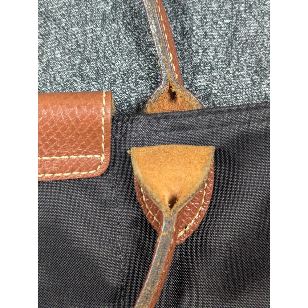 Longchamp Le Pliage Eiffel Tower Limited Edition Black Large Tote Made France - Picture 8 of 15